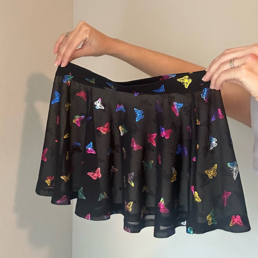 Rave Wonderland Reflective Butterfly Skirt